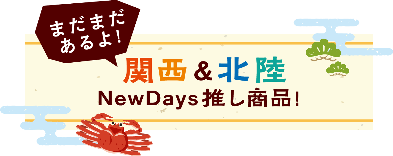 まだまだあるよ! 関西&北陸NewDays推し商品!